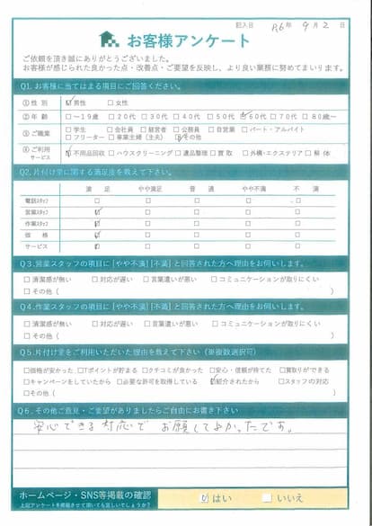 倉吉市K様本宅・倉庫・車庫の残置物撤去作業『とても早く作業してもらえて助かりました』